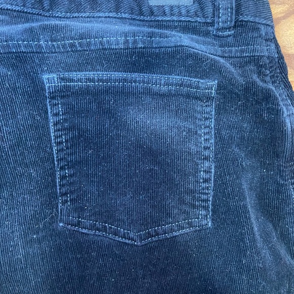 WOOLRICH Women's Black 1215 Corduroy Pants Trousers Mid Rise Cotton Size XL - Picture 7 of 7